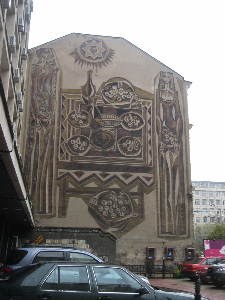Art mural in Sofia, Bulgaria