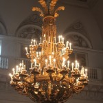 Chandelier in The Hermitage in St. Petersburg, Russia