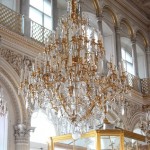Chandelier in The Hermitage in St. Petersburg, Russia