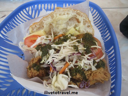 Maracas Bay, bake and shark Maracas Bay, bake and shark at Trinidad and Tobago