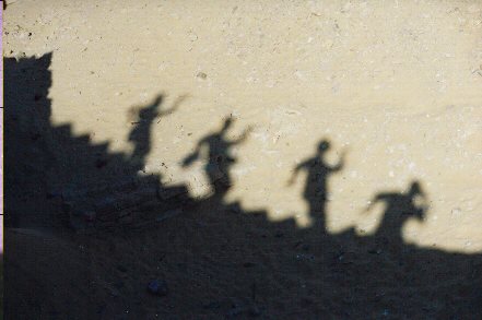Walking like Egyptians... In Egypt.