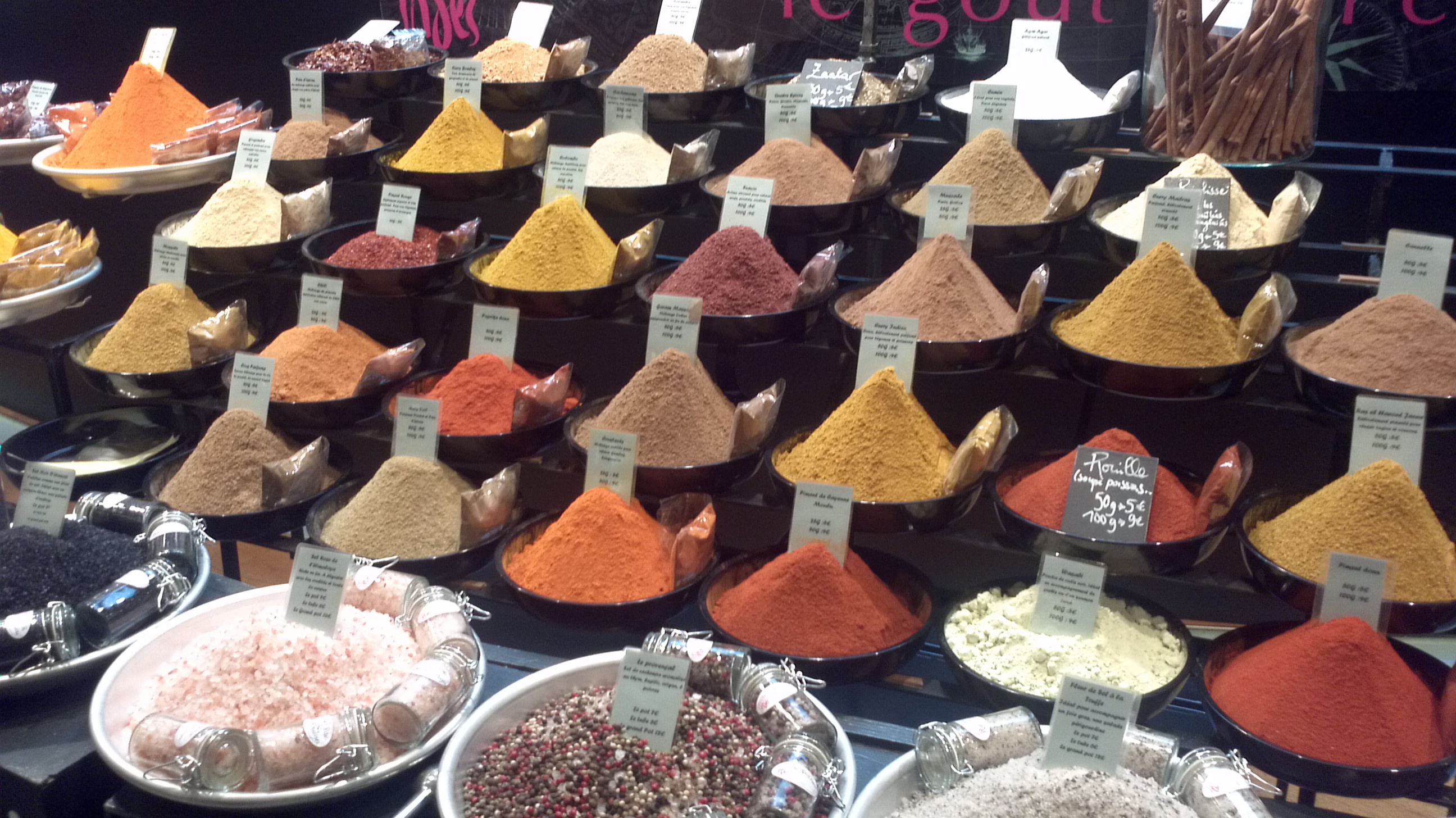 Galeries Lafayette spice gallery