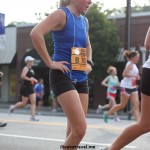 Cardiac Hill hath no mercy - a runner out at the Peachtree Road Race in Atlanta