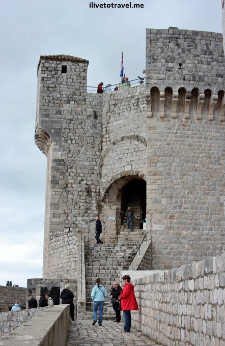 Along Dubrovnik's city walls 2 Along the city walls of Dubrovnik, Croatia