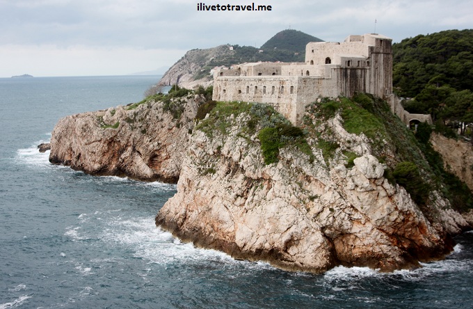 Fortress St. Lawrence in Dubrovnik (2) View of Fortress St. Lawrence in Dubrovnik. Croatia