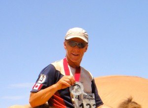 Len Stanmore completes the Gobi Desert Race in the 4 Desert Series