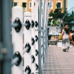 Queen Emma floating bridge in Willemstad, Curacao
