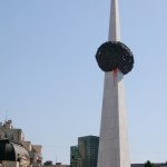 Rebirth Memorial near Revolution Square in Bucharest, Romania