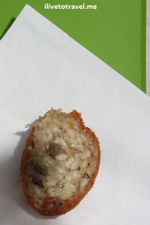 Suppli fried rice ball from Rome, Italy