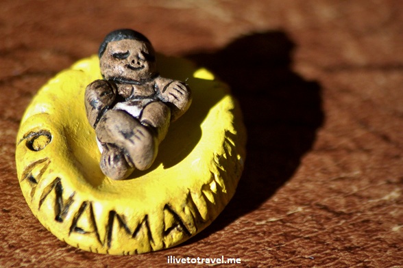 Nativity scene from Panama - baby Jesus, Christmas