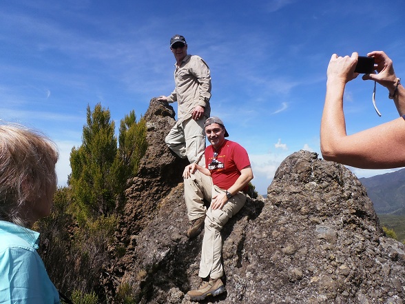 Hikers on Mt. Kilimanjaro