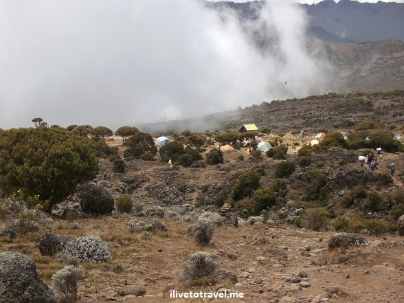 Approaching Shira Camp on Mt. Kilimanjaro