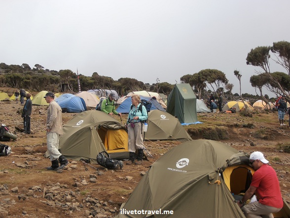 Shira Camp in Mt. Kilimanjaro - Zara Tours tents