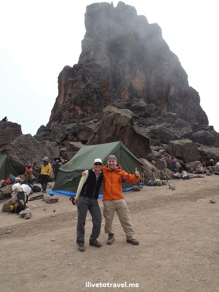 At the Lava Tower in Mt. Kilimanjaro