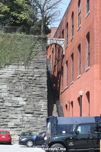 Georgetown stairs made famous by the movie The Exorcist