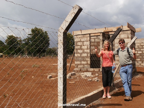 New fence on the Kili Centre's future home