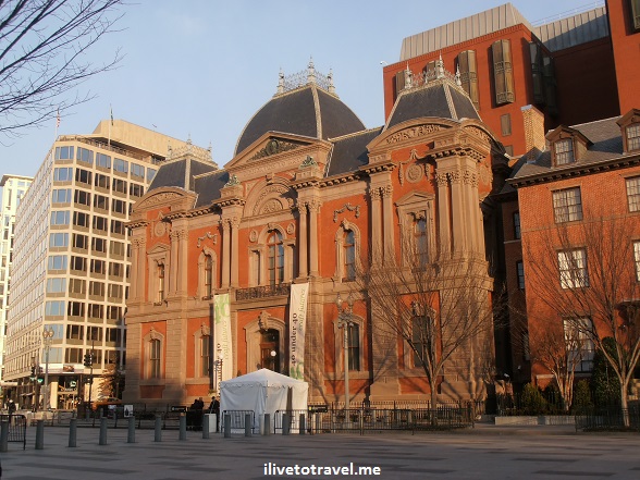 Tne Smithsonian's Renwick Gallery in Washington, D.C. built by William Corcoran