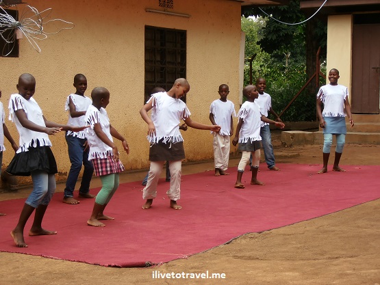 Children dancing at the Kili Centre