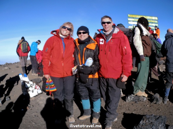 At Uhuru Peak