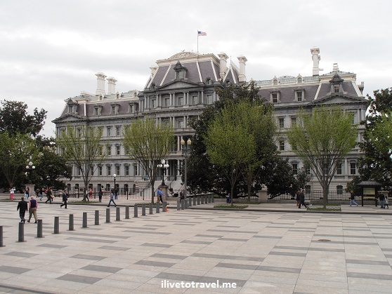 The Old Executive Building on the west side of the White House