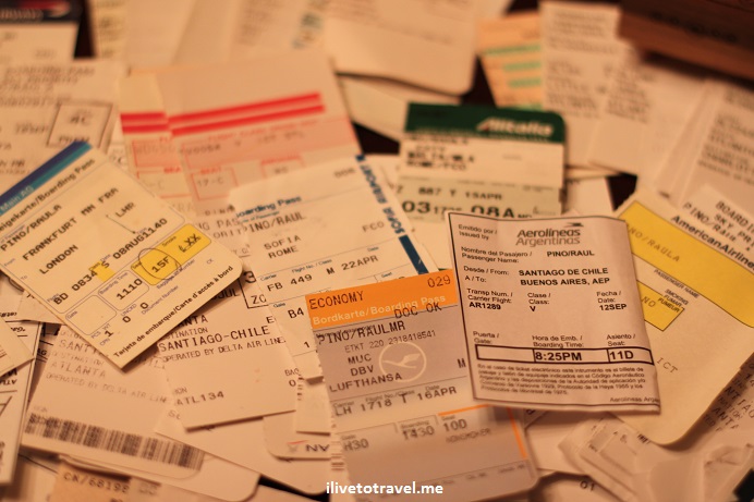 My Boarding Pass Collection – The Log of My Travels