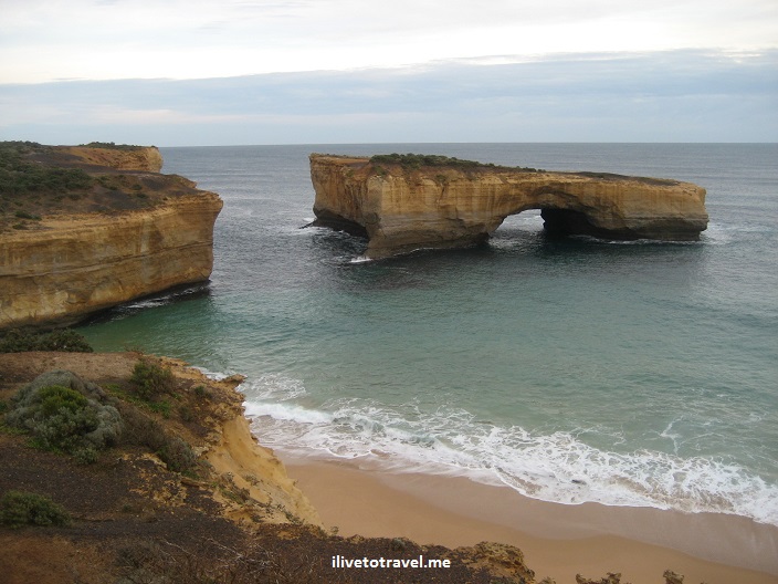 Along the Great Ocean Road in Australia