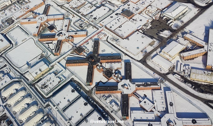 Snowy Scenes from My Window Seat