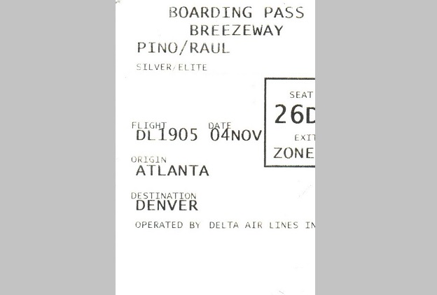 Boarding Pass Series – Denver, Colorado
