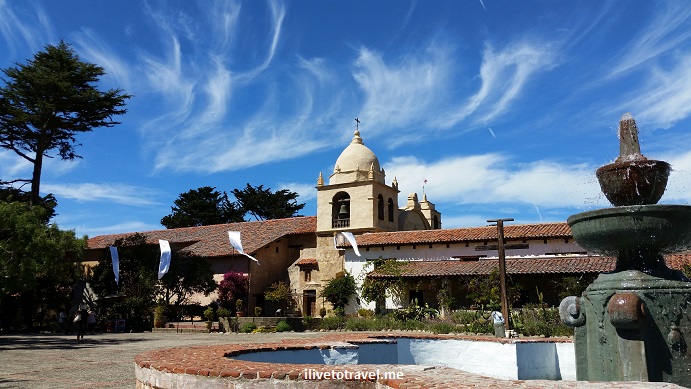 The Carmel Mission:  Quiet and Beautiful