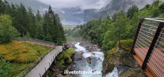 Geiranger:  Great Views and Waterfall