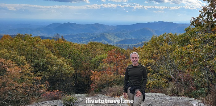 On the Appalachian Trail up to Blood Mountain
